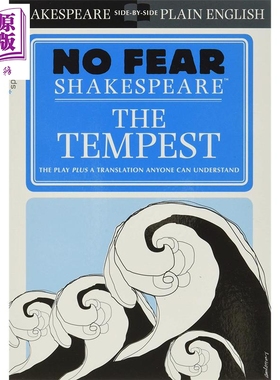 进口原版 *暴风雨 无惧莎士比亚 英文原版 The Tempest  No Fear Shakespeare William Shakespeare   Sparknotes