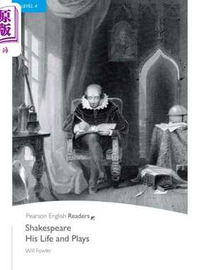 进口原版 *Pearson English readers 莎士比亚 人生与戏剧Shakespeare His Life and Plays 培生英语分级读物4级 初   Pearson Edu
