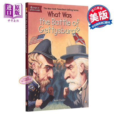 进口原版 *[英文原版]What Was the Battle of Gettysburg?  什么是葛底斯堡之战？   Grosset & Dunlap
