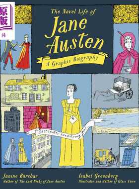 进口原版 *简 奥斯汀的文学人生 图像传记 The Novel Life of Jane Austen A Graphic Biography 英文原版 Janine B   Quercus