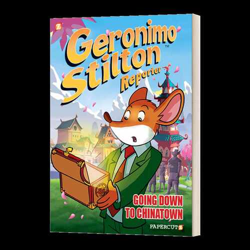进口原版 Geronimo Stilton Reporter #7 Going Down to Chinatown 老鼠记者 全彩漫画小说7 精装 英文版 进口英语原版书籍 英