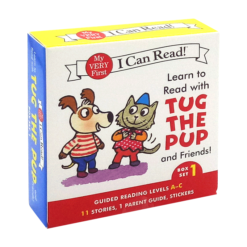进口原版 跟塔戈和他的朋友们学12册 第1辑 Learn to Read with Tug the Pup and Friends 英文原版绘本 英文版儿童英语启蒙认