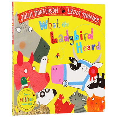 进口原版 What the Ladybird Heard 小瓢虫听见了什么 英文原版 朱莉娅唐纳森Julia Donaldson 儿童英语启蒙绘本JuliaDonaldson
