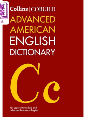 进口原版 *柯林斯高阶英英词典美式英语2024年第3版新版Collins COBUILD Advanced American English Dictionary   Harper Collins