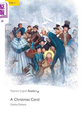 进口原版 *Pearson English readers圣诞颂歌A Christmas Carol培生英语分级读物2级 初中-高中 蓝思值500L中心词60   Pearson Edu