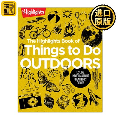 进口原版 英文原版 亮点户外活动手册 The Highlights Book of Things to Do Outdoors 儿童互动亲子游戏 英文版 进口英语原版