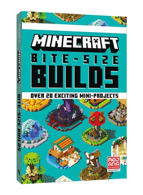 进口原版 Minecraft Bite-Size Builds 我的世界 20个迷你建筑 官方指南 精装 英文版 进口英语原版书籍 英文原版   Farshore