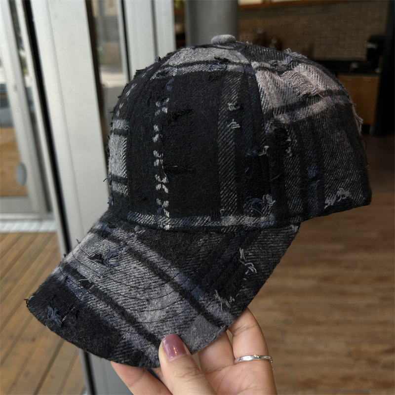 秋冬款时尚小众设计格子硬顶显瘦棒球帽子女保暖毛呢鸭舌帽男,服饰配件/皮带/帽子/围巾,帽子,淘宝优惠券,粉丝福利购,淘宝优惠卷