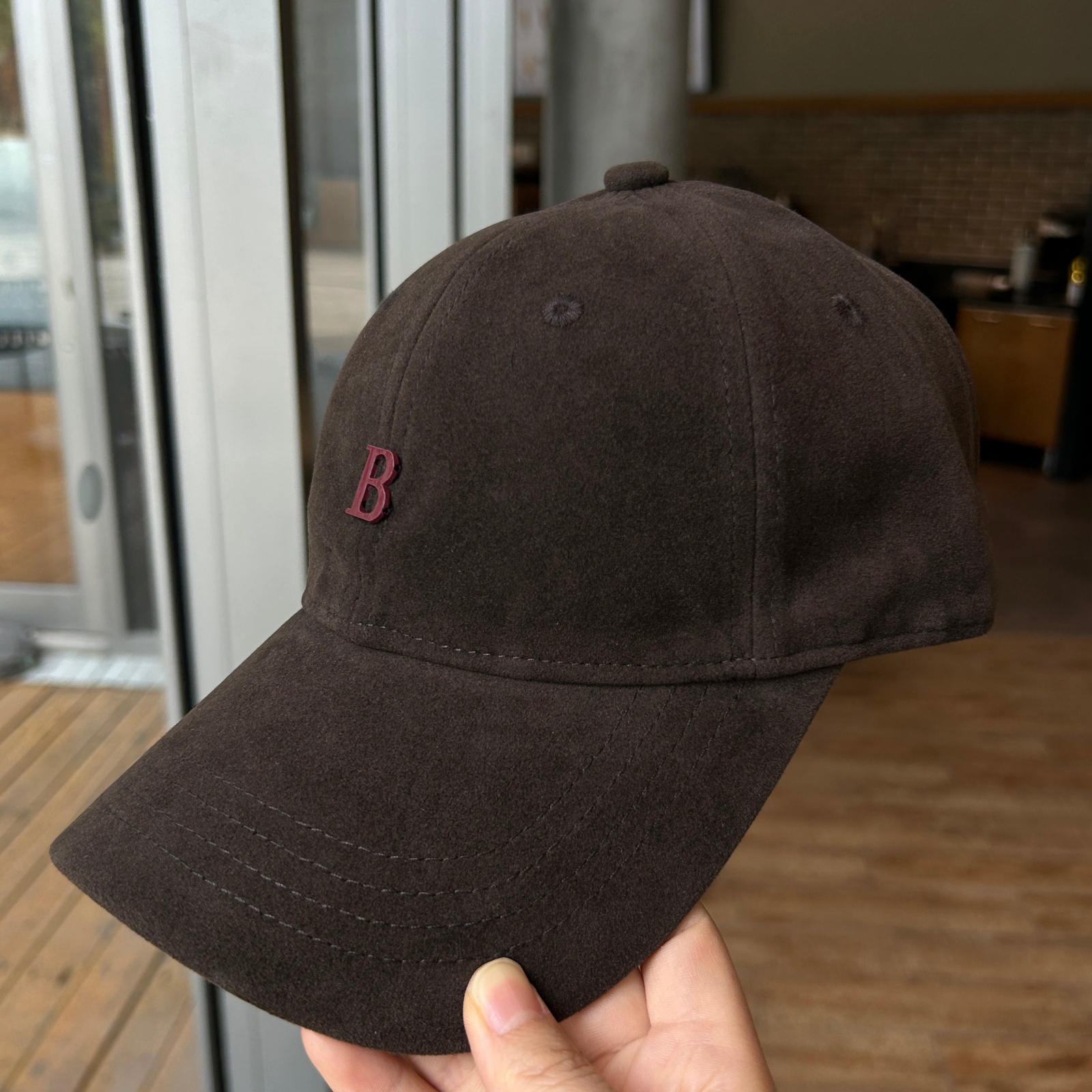 秋冬纯色复古休闲棒球帽