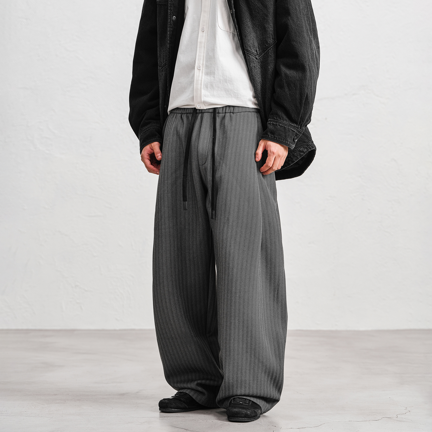 JUPSTUDIO莫代尔垂坠感休闲裤男