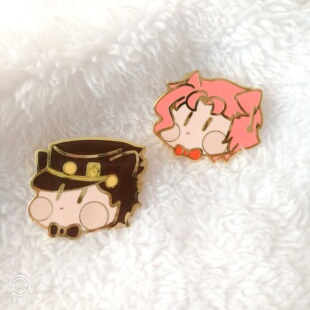 【狍子间】jojo的奇妙冒险同人金属徽章空条承太郎花京院典明承花