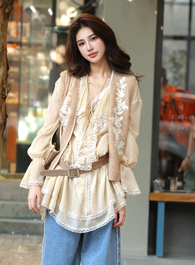 AZure复古G扣腰封古着感腰包百搭铆钉腰带通勤流苏腰封古着感秋新