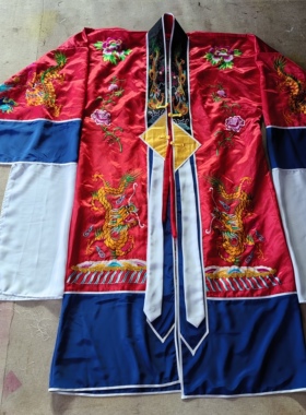 新款热卖双龙戏珠道士袍乩童服饰定制道士衣服道士服装定制师公袍