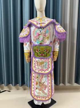 新款热卖潮汕英歌舞潮州彩龙刺绣新款游神舞台表演演出服饰正龙