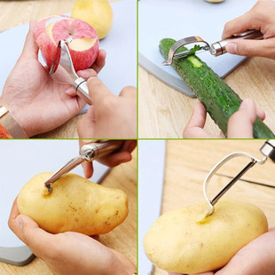 土豆削皮刀水果削皮刀老式304不锈钢家用刮皮器瓜果刨刀厨房专用