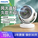 飛利浦桌面空氣循環(huán)電風扇小型家用搖頭臥室辦公工位靜音臺式 風扇