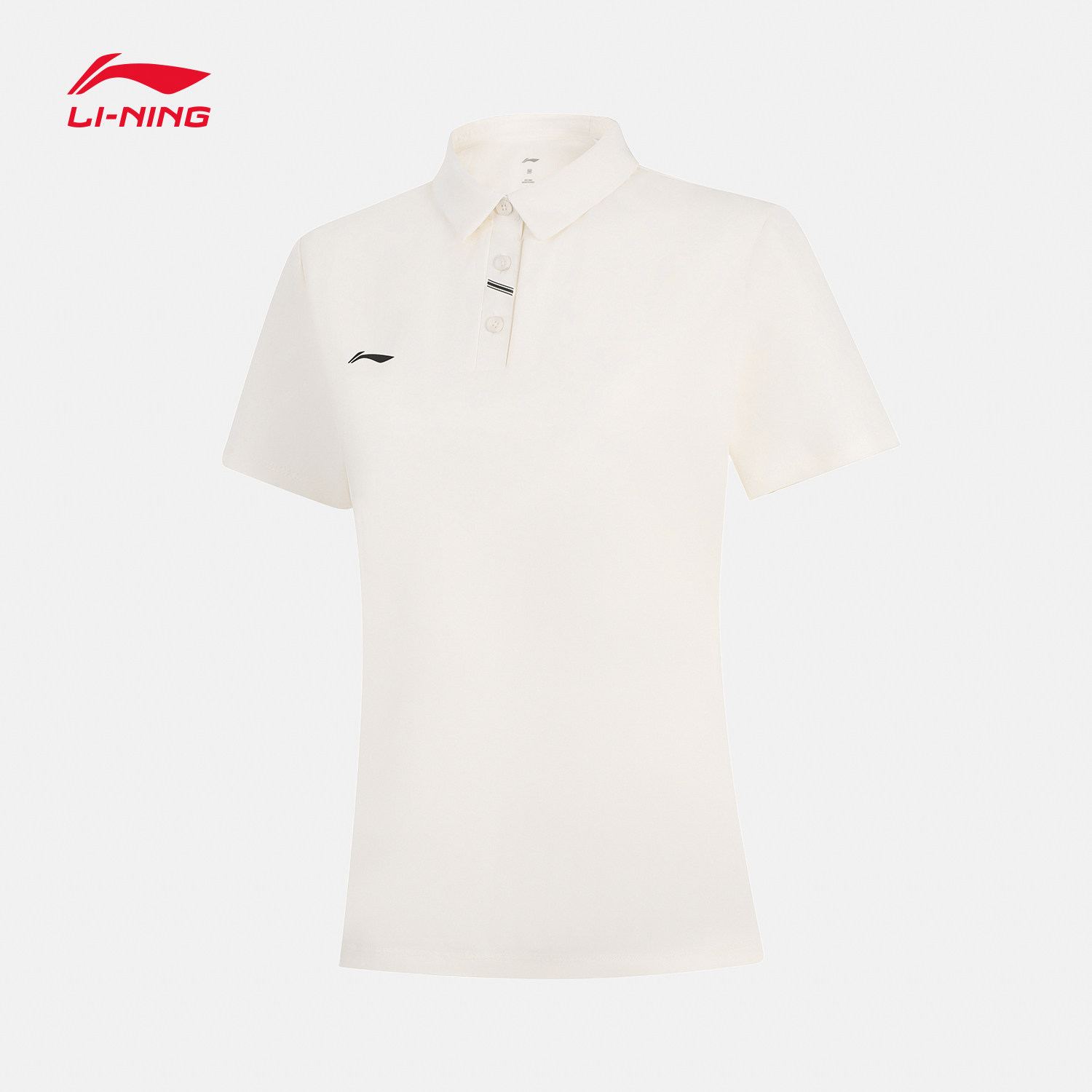 李宁短袖POLO衫女士2026新款健身系列夏季翻领针织运动服