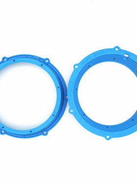 适用于大众途观途安环保蓝色升级蜂窝喇叭垫前门8寸转6.5寸实心