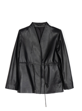 YISHU收腰皮衣外套真皮皮衣女轻奢高级感88267