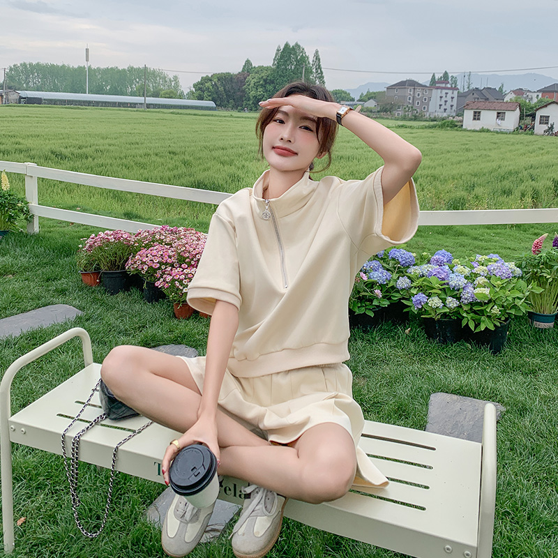 【新款】时尚休闲运动风套装2D079-8525P135控198，女装运动套装，浙宝129