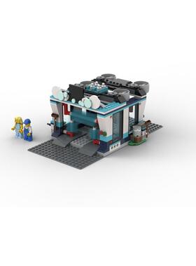 小颗粒积木电子版搭建步骤图纸60362备用版本洗车机MOC-166067