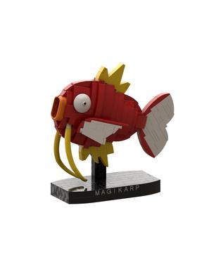 小颗粒积木电子版搭建步骤图纸神奇鲤鱼MOC-153032