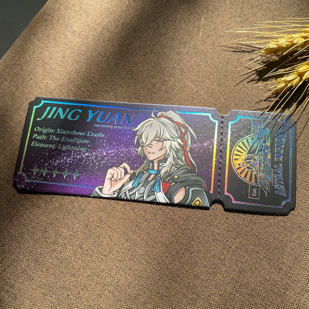 烫色异形可撕票根定制