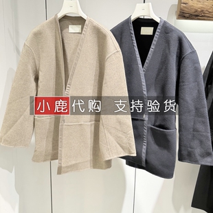 LESS女装专柜正品国内代购秋冬款短款毛呢大衣外套2PA815740/3695