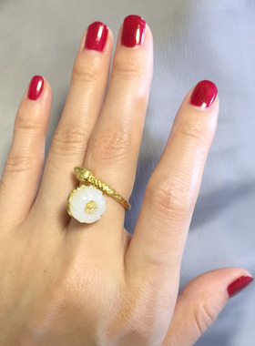 一朵时光新款新疆和田女羊脂玉