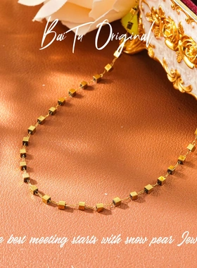 【柏荼】钛钢 时尚高定 WX0188 项链·中长