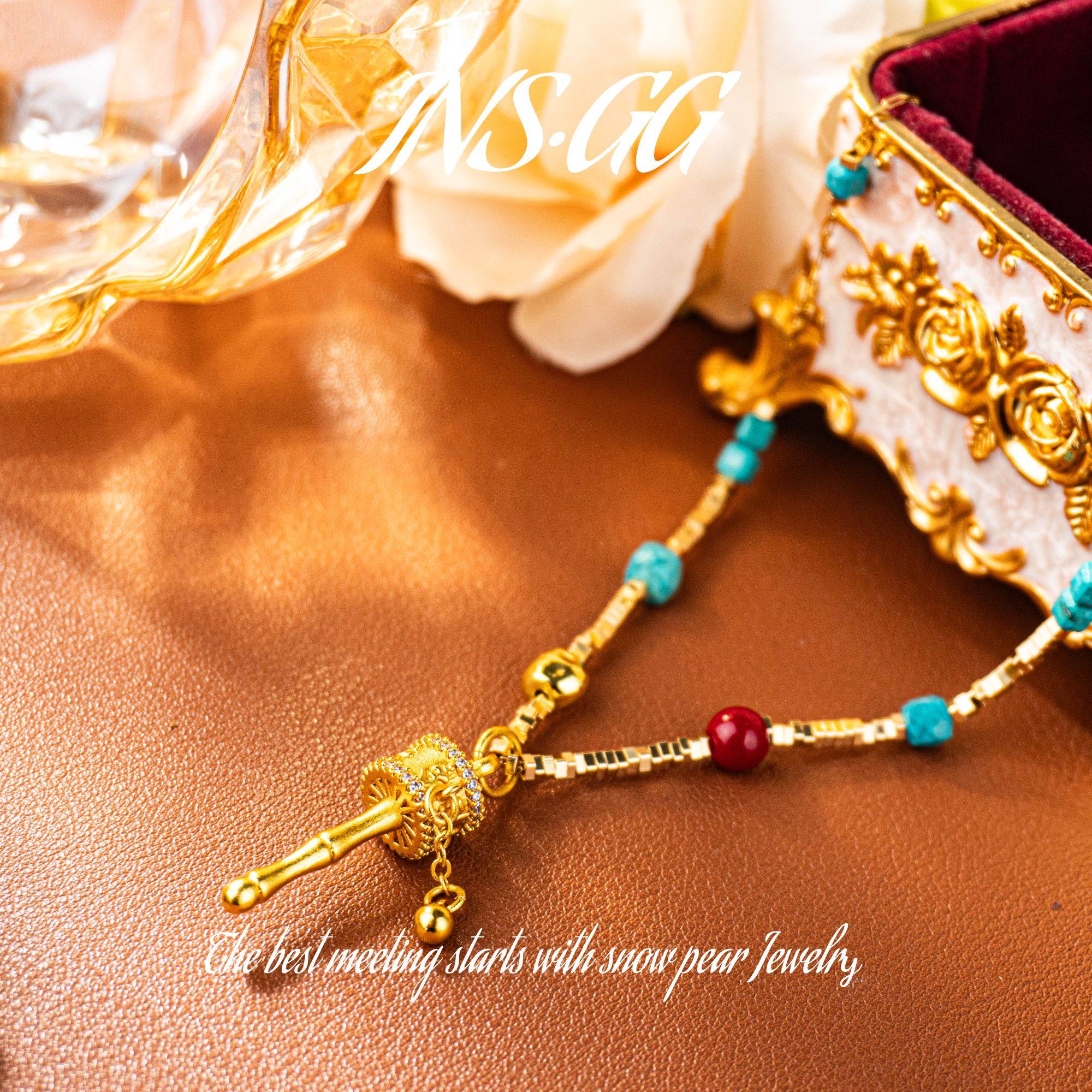 【INS·GG】松   六字真言 手工高定 LX3061 吊坠·中长,珠宝/钻石/翡翠,颈饰,淘宝优惠券,粉丝福利购,淘宝优惠卷