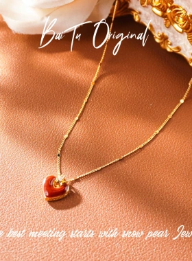 【柏荼】铜 原创轻奢设计 OX3413项链·中长