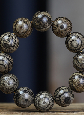 小叶买麻藤金丝藤鬼眼对眼木手串