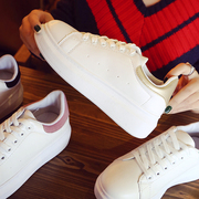 2017春秋新款运动鞋女休闲鞋厚底板鞋小白鞋学生跑步鞋子百搭单鞋