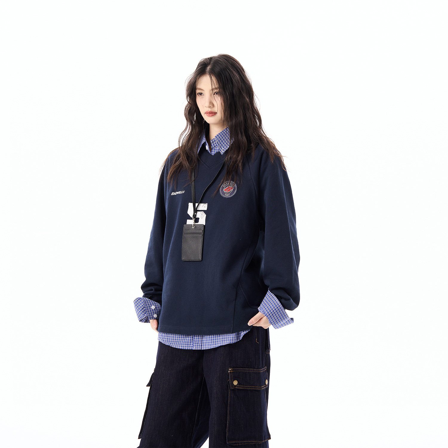 美式复古oversize欧美潮牌街头运动高级感情侣宽松卫衣外套男女款