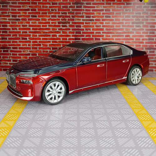 新款 仿真I7 G70合金轿车模型避震声光汽车摆件收藏玩具儿童