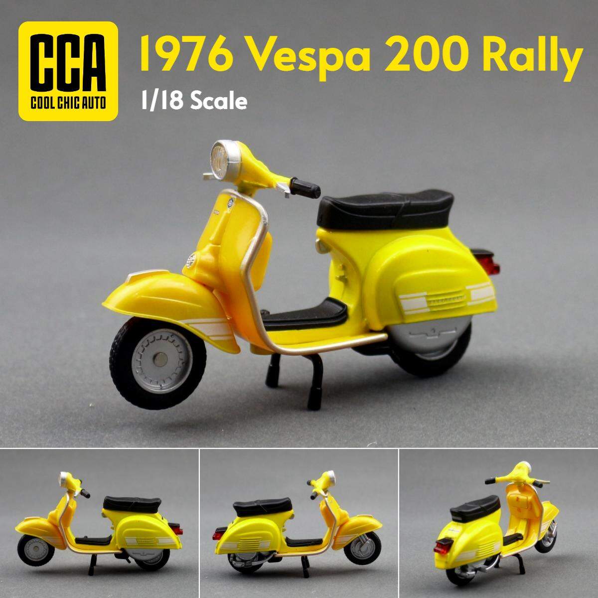 新款 1:18仿真合金车模韦士柏Vespa电瓶车踏板摩托车儿童玩具