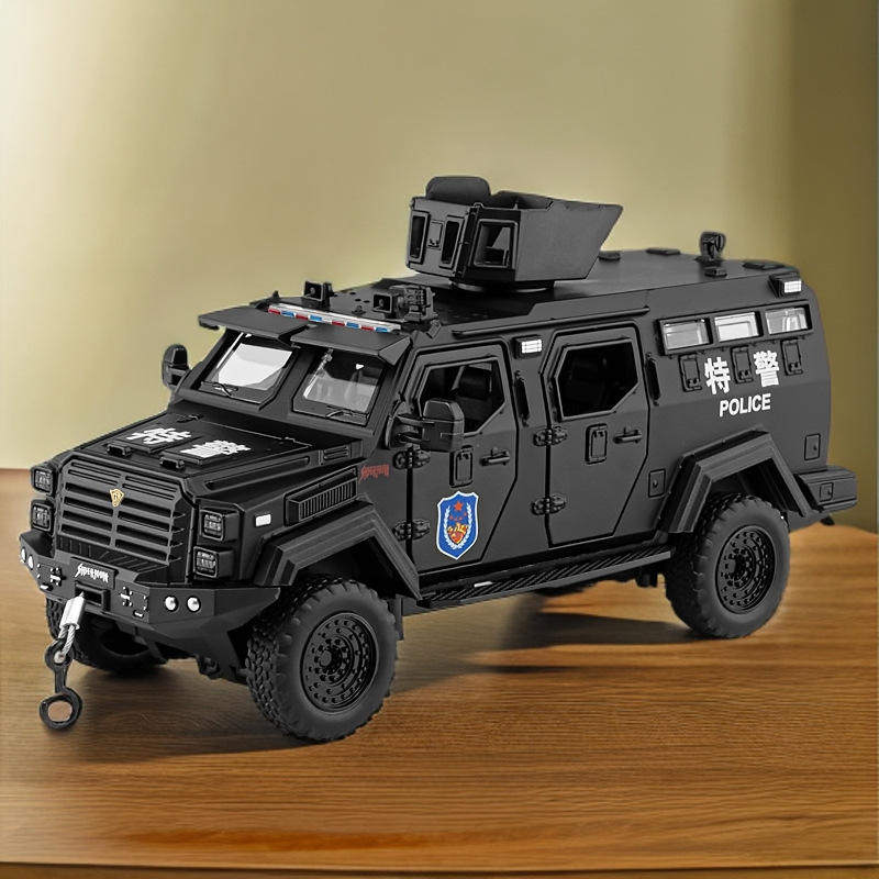 新款 车致1/32剑齿虎合金汽车模型仿真警车防爆车声光玩具越野车,模玩/动漫/周边/娃圈三坑/桌游,火车/摩托/汽车模型,淘宝优惠券,粉丝福利购,淘宝优惠卷