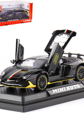 新款 建元1:32兰博大牛小牛LP770/750/740/780声光合金汽车模型