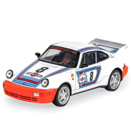 新款 1:24马天尼版仿真合金911跑车模型摆件玩具车收藏礼物