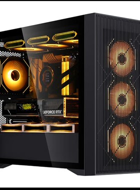 先马朱雀5 Air 台式电脑ATX散热机箱 /12个风扇位/360水冷位