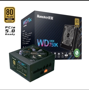 航嘉WD750K全模组电源额定750W全电压PCIe5.0