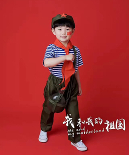 服装配饰帽子红领巾皮带腰带军绿色书包五角星军绿色帽子成人儿童