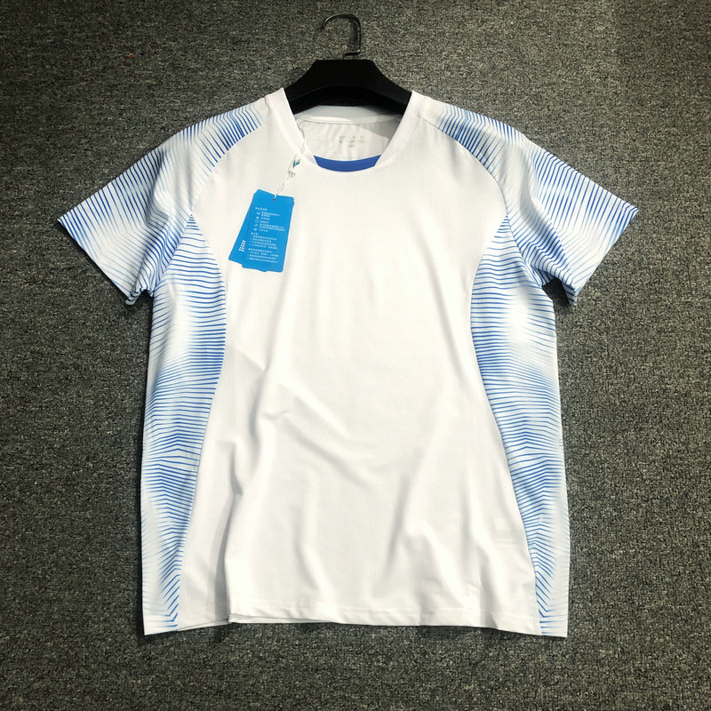 专业羽毛球服速干T恤可定制LOGO训练运动短袖条纹跑步服透气夏季,运动服/休闲服装,运动T恤,淘宝优惠券,粉丝福利购,淘宝优惠卷