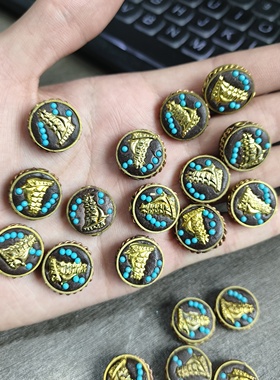 H159 8x19mm尼泊尔扁珠10颗