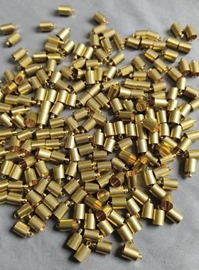 9184 7mm铜流苏帽吊帽一百克图片全部的量