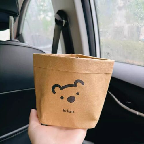 车载置物袋置物桶出风口垃圾桶