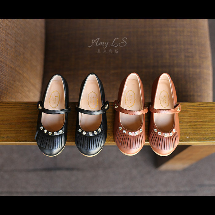 Chaussures enfants en autre ronde houppe pour printemps - semelle tendon - Ref 1012300 Image 1