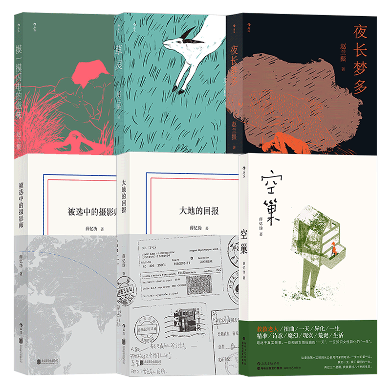 后浪正版现货 经历沉淀的原创力作6册套装 草灵夜长梦多摸一摸闪电的滋味空巢 赵兰振薛忆沩现代小说文学书籍