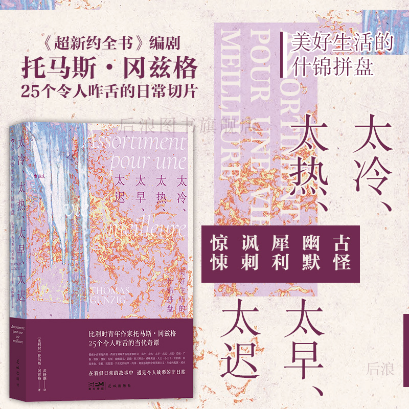 后浪正版现货太冷、太热、太早、太迟美好生活的什锦拼盘比利时法国文学黑色幽默讽刺小说外国文学书籍-封面